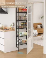 Behind Door Storage Organizer Rack - Image 6
